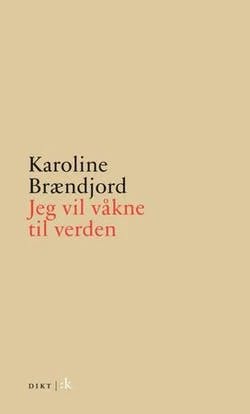 Omslag: "Jeg vil våkne til verden : dikt" av Karoline Brændjord
