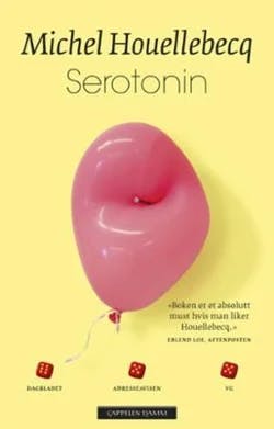 Omslag: "Serotonin" av Michel Houellebecq