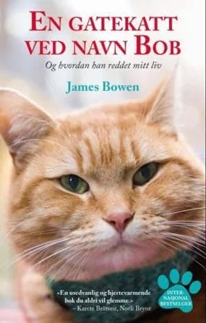 Omslag: "En gatekatt ved navn Bob" av James Bowen